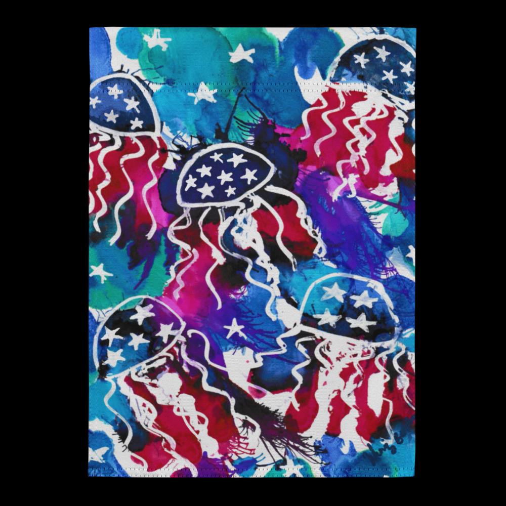 4th of July Garden Flag | Patriotic Yard Decor | Red White Blue Outdoor Flag | Double-Sided Holiday Banner | Independence Day Flag