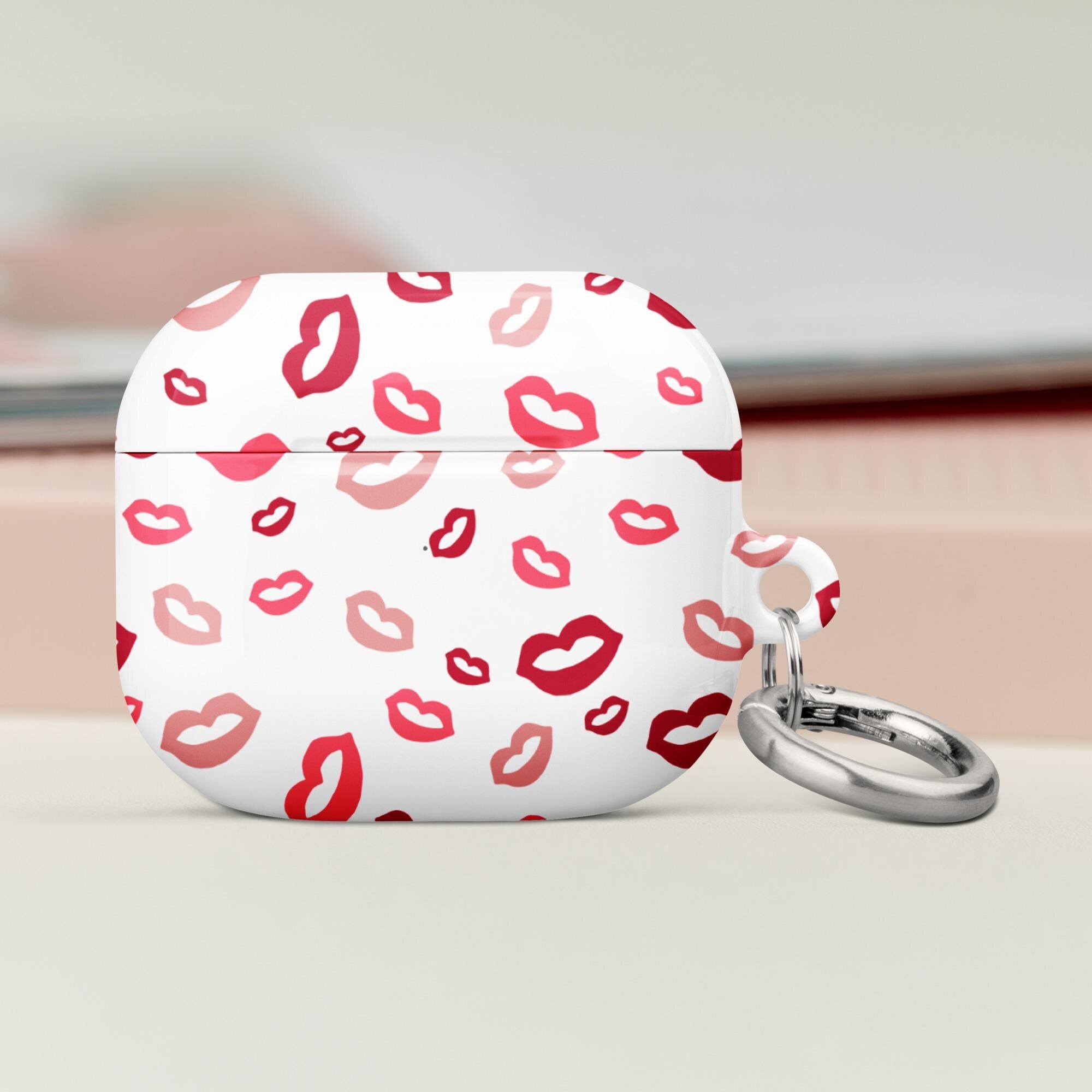 Kiss Pattern Reds and Pinks Case for AirPods®