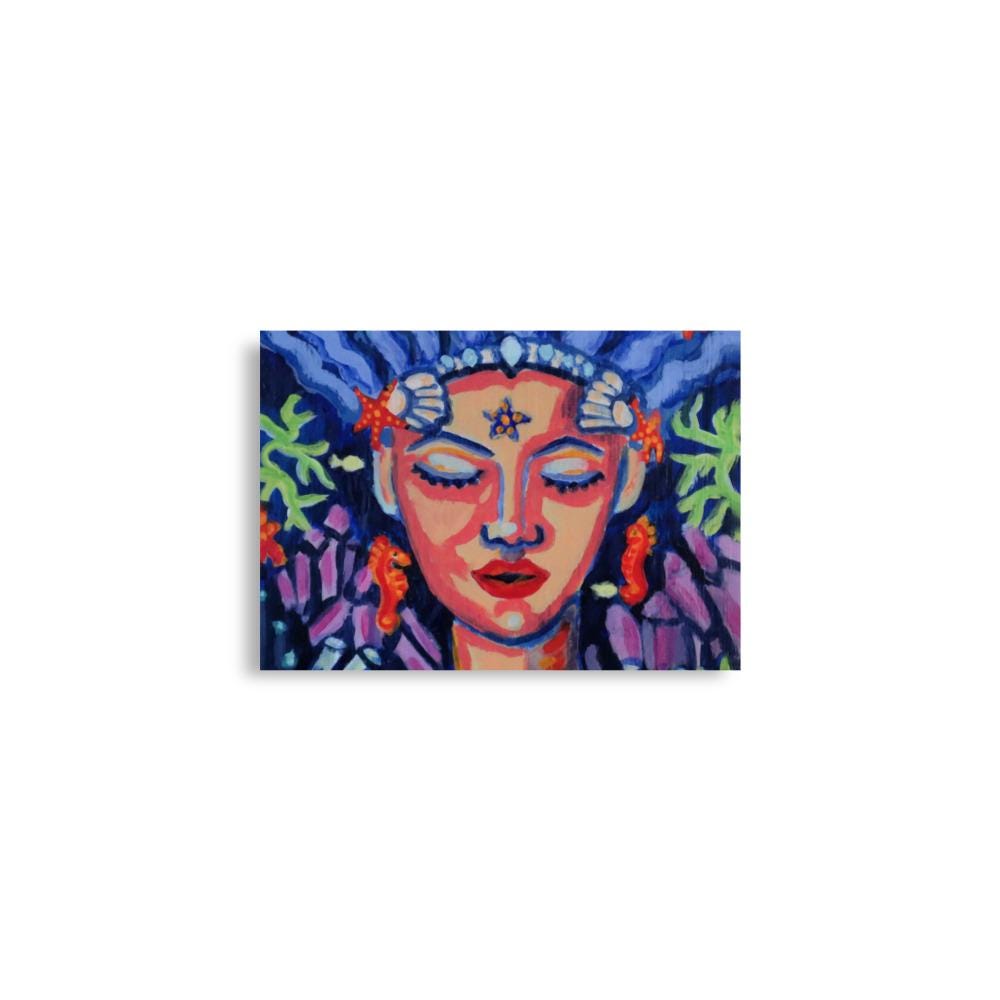 Crystal Sea Goddess Poster