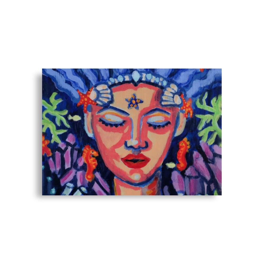 Crystal Sea Goddess Poster