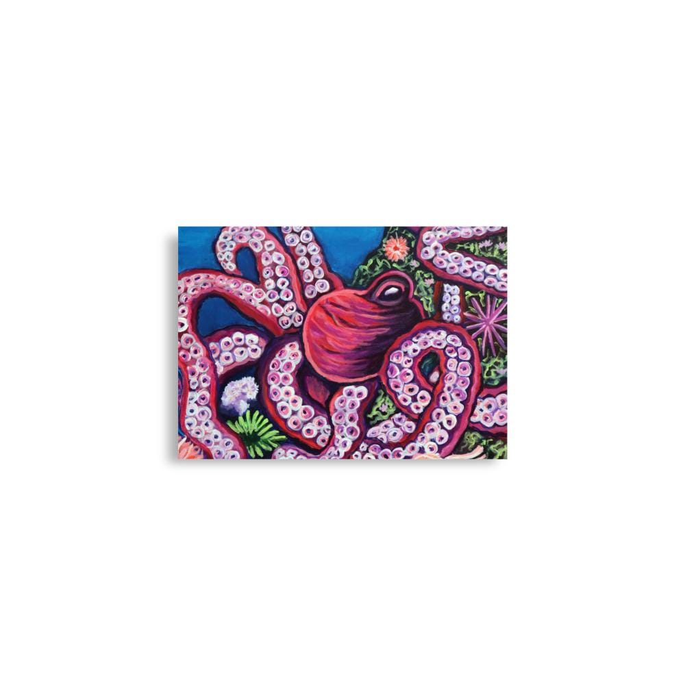 Octopus Wall Art Print – Ocean-Inspired Tentacle Illustration – Nautical Home Decor – Gift for Marine Life Enthusiasts