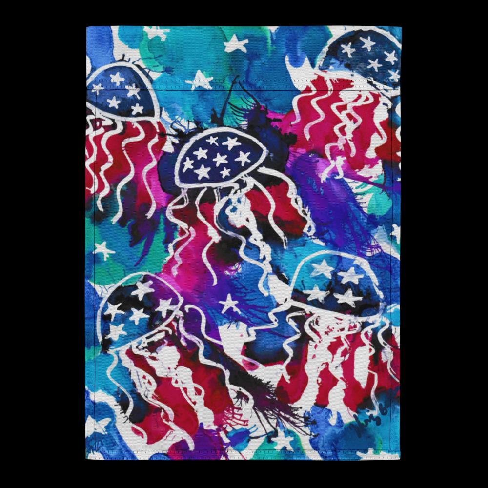 4th of July Garden Flag | Patriotic Yard Decor | Red White Blue Outdoor Flag | Double-Sided Holiday Banner | Independence Day Flag
