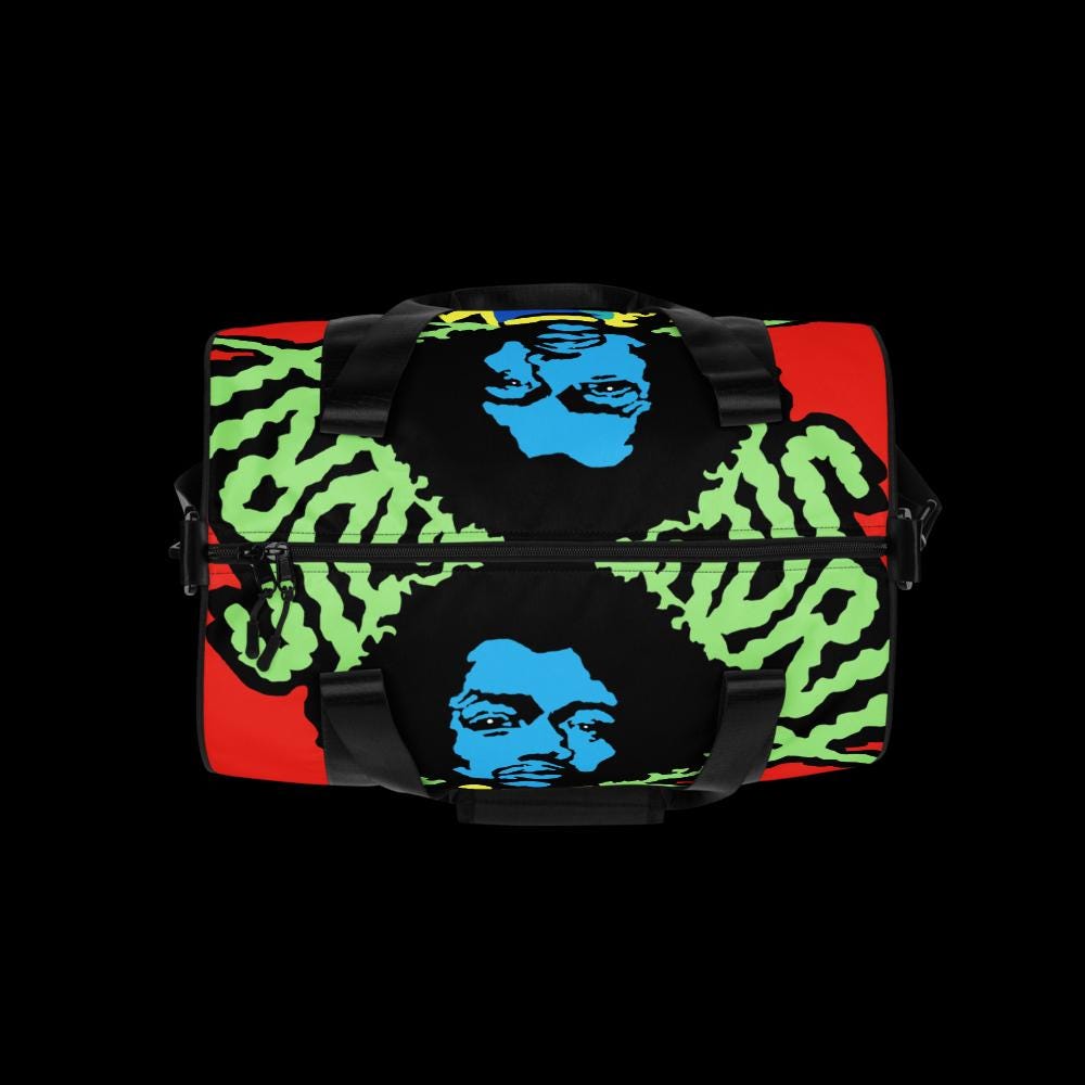 Jimi Hendrix All-over print gym or travel bag