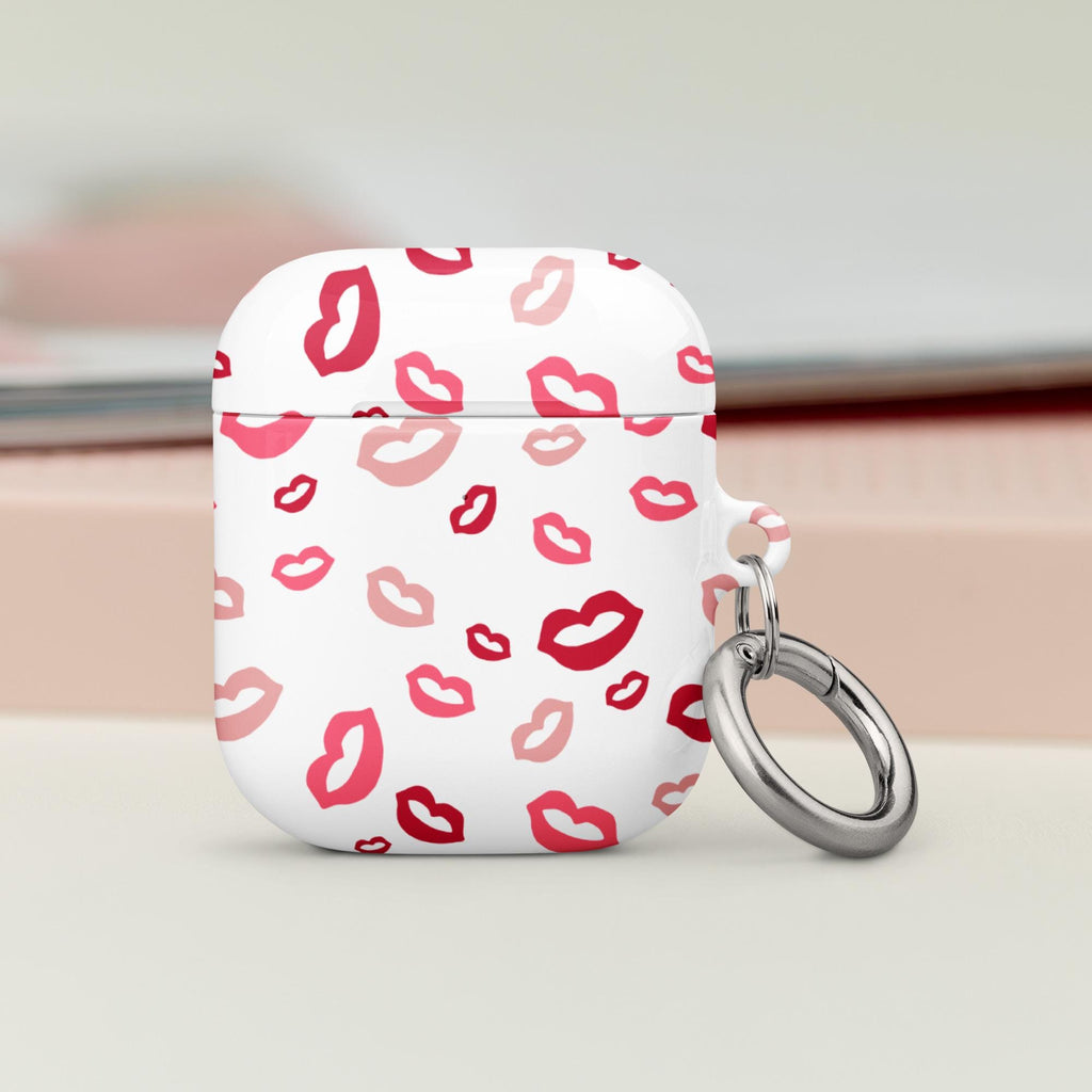 Kiss Pattern Reds and Pinks Case for AirPods®