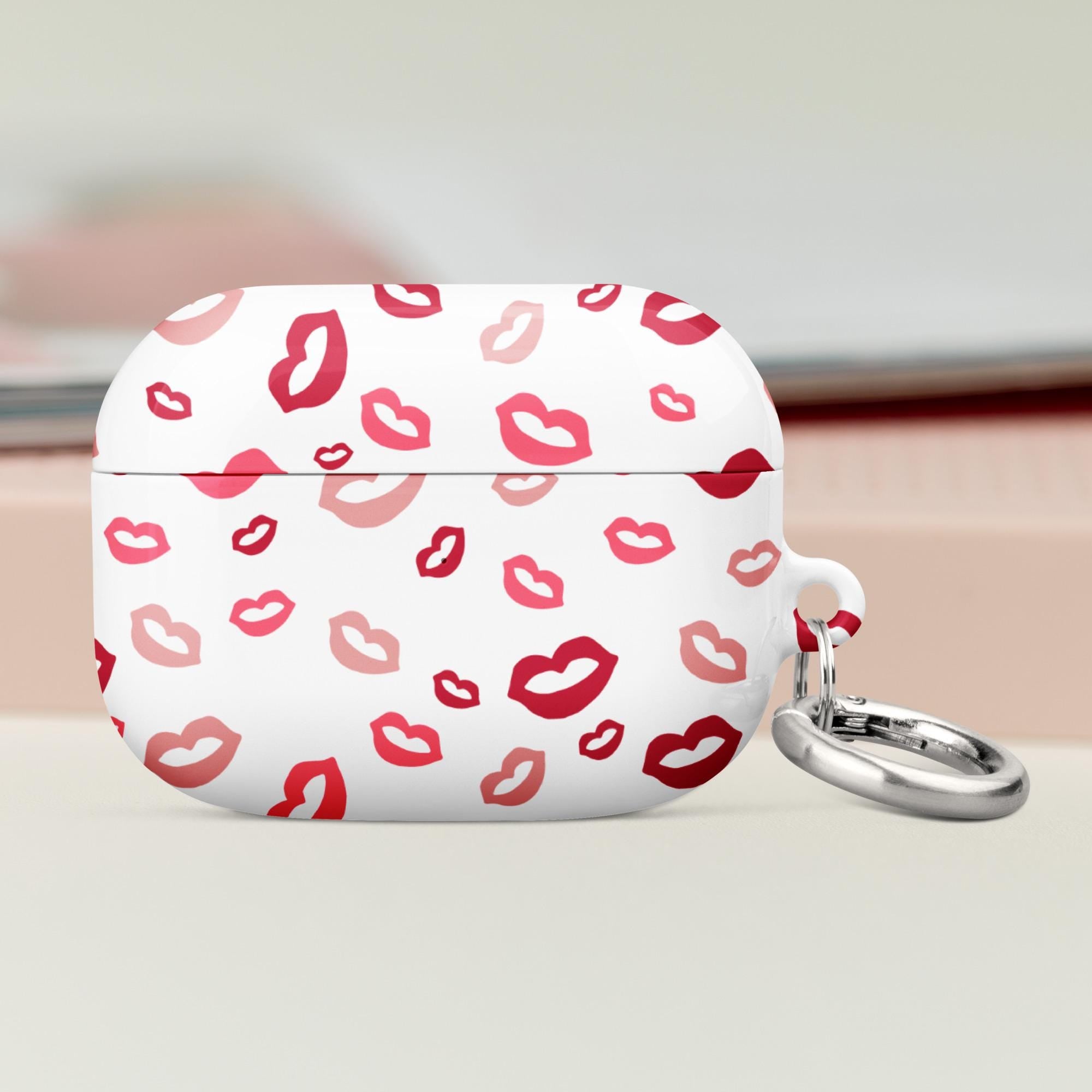 Kiss Pattern Reds and Pinks Case for AirPods®