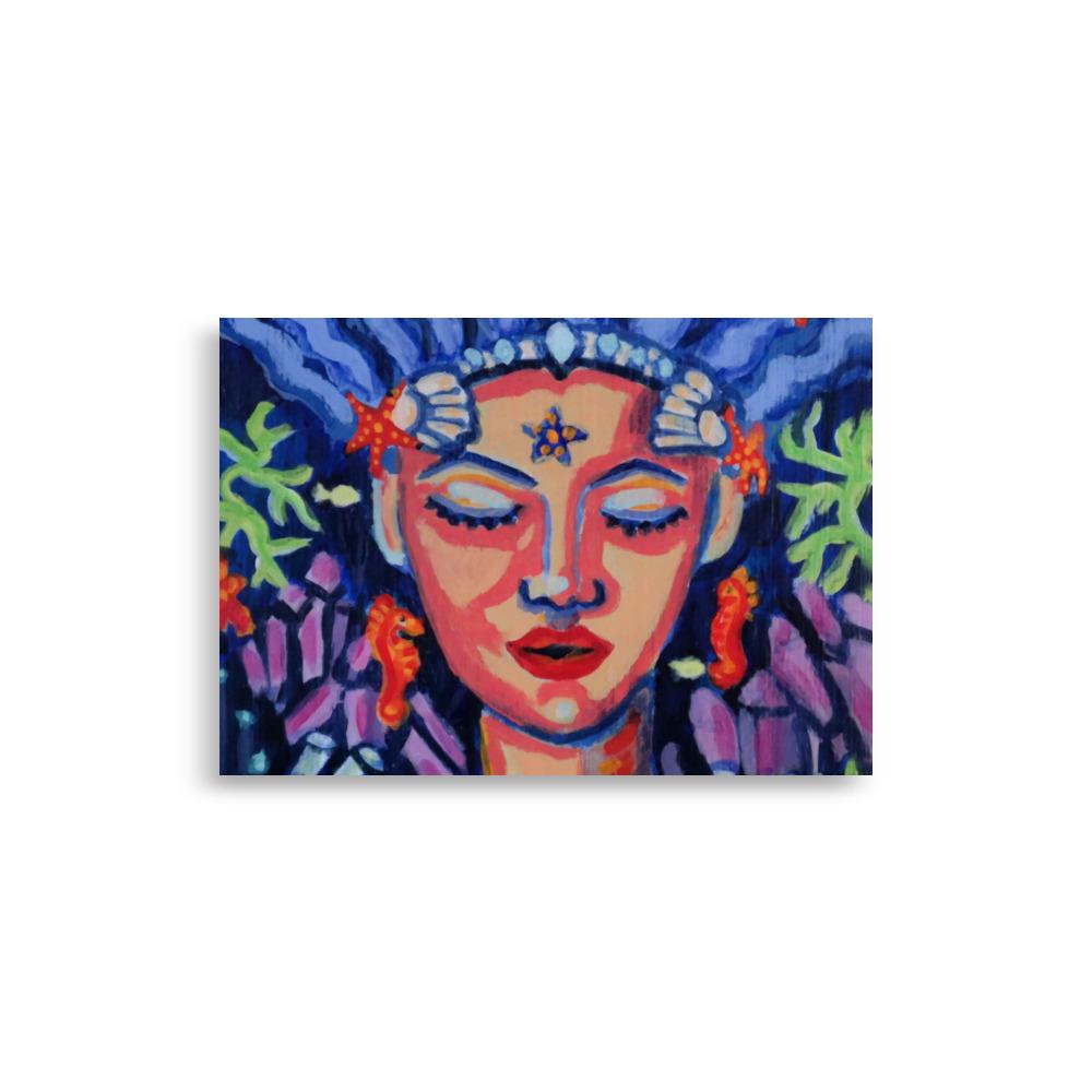 Crystal Sea Goddess Poster